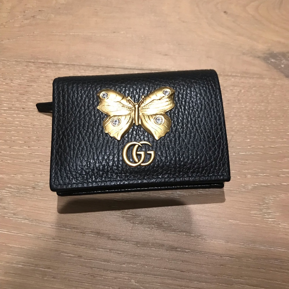 Gucci Butterfly Bi-fold Waller  (AUTHENTIC)